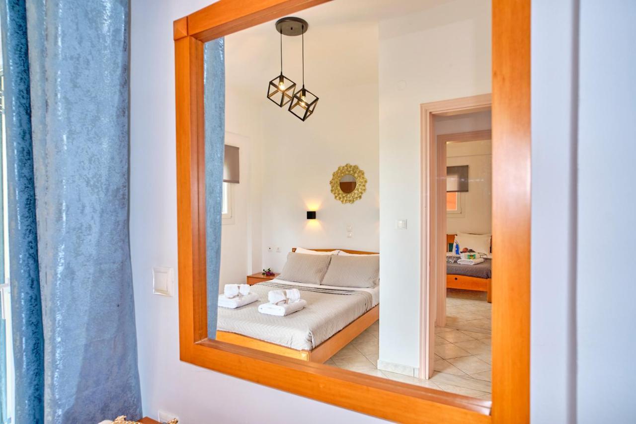 Logas Beach Studios Peroulades  ภายนอก รูปภาพ